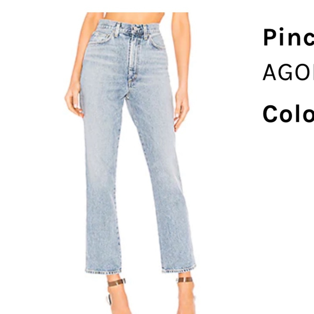 AGOLDE Pinch Waist High-Rise Kick Jean Size 26